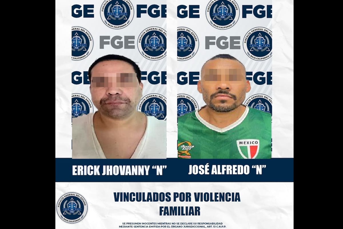 Imponen prisión preventiva a dos sujetos por agresiones a familiares