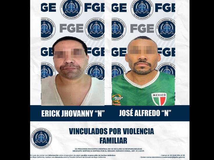 Imponen prisión preventiva a dos sujetos por agresiones a familiares