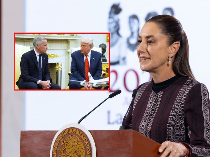 Sheinbaum dice que esperará para ver cómo va la relación comercial de EEUU con Canadá