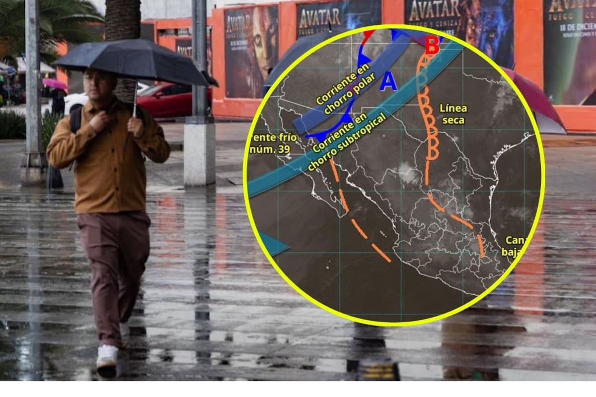 Frente frío 39 ‘golpeará’ México con lluvias fuertes en Chiapas, Campeche y Quintana Roo mientras vientos intensos y posible formación de torbellinos amenazan el norte del país