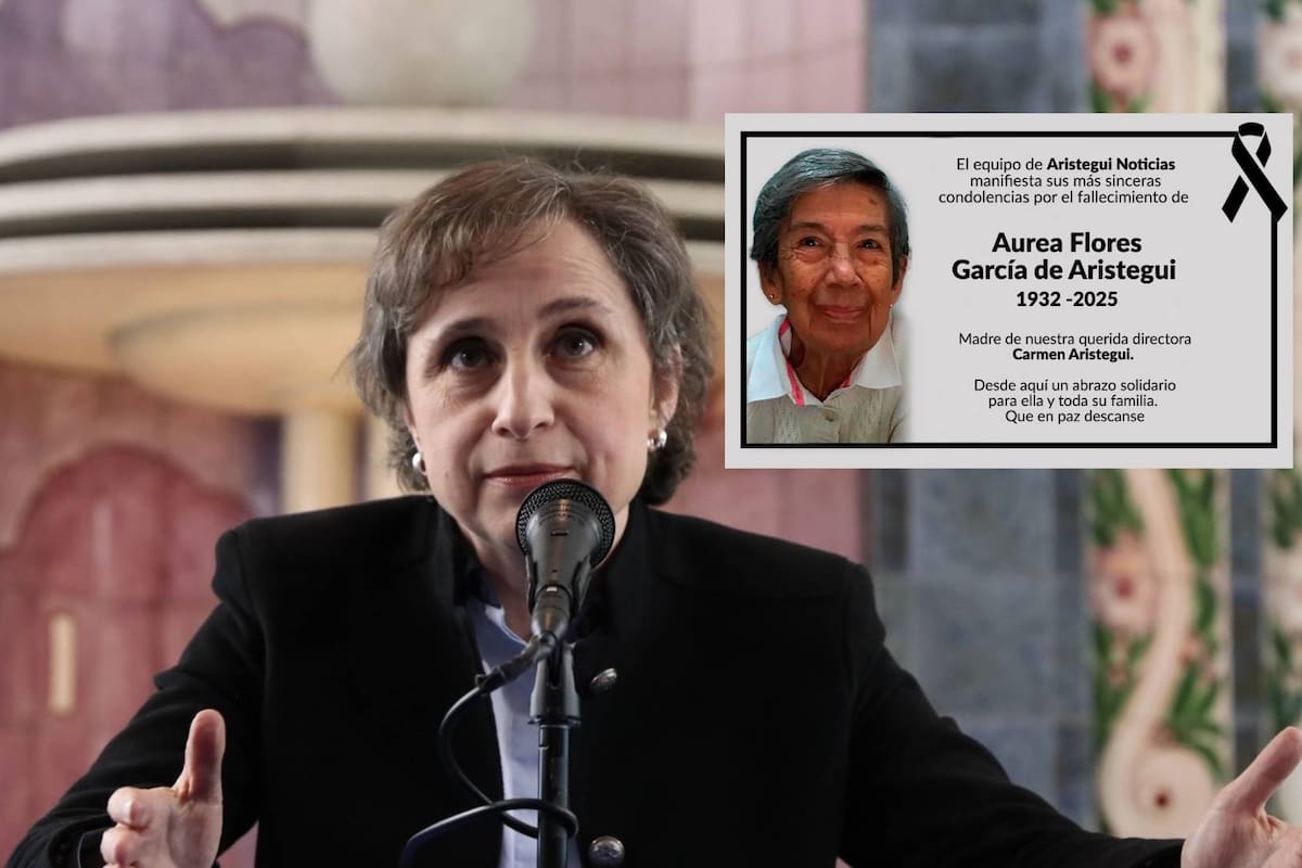 Madre de Carmen Aristegui muere a los 93 años, envían condolencias a la periodista