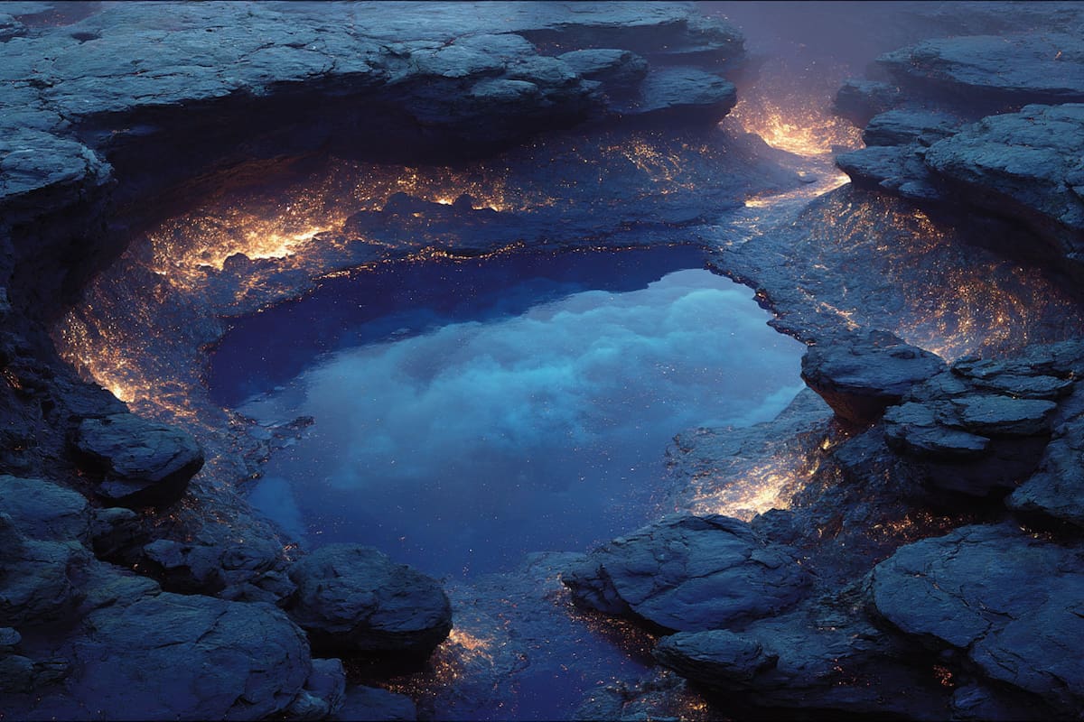 El volcán que emite lava azul en Indonesia: ¿por qué se produce?