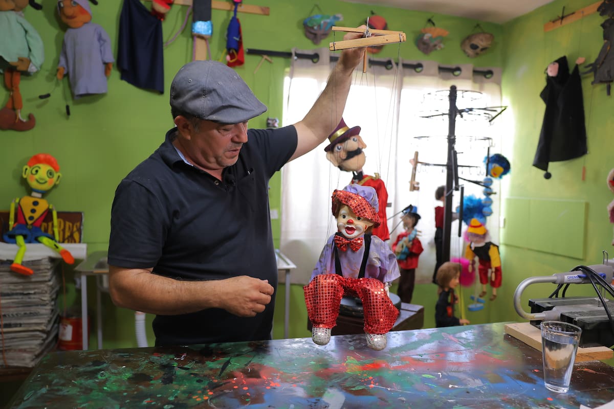 Entre sus títeres más queridos está ‘Bacanorín’, que fue ‘bautizado’ por el público durante un show en el pueblo de Bacanora.