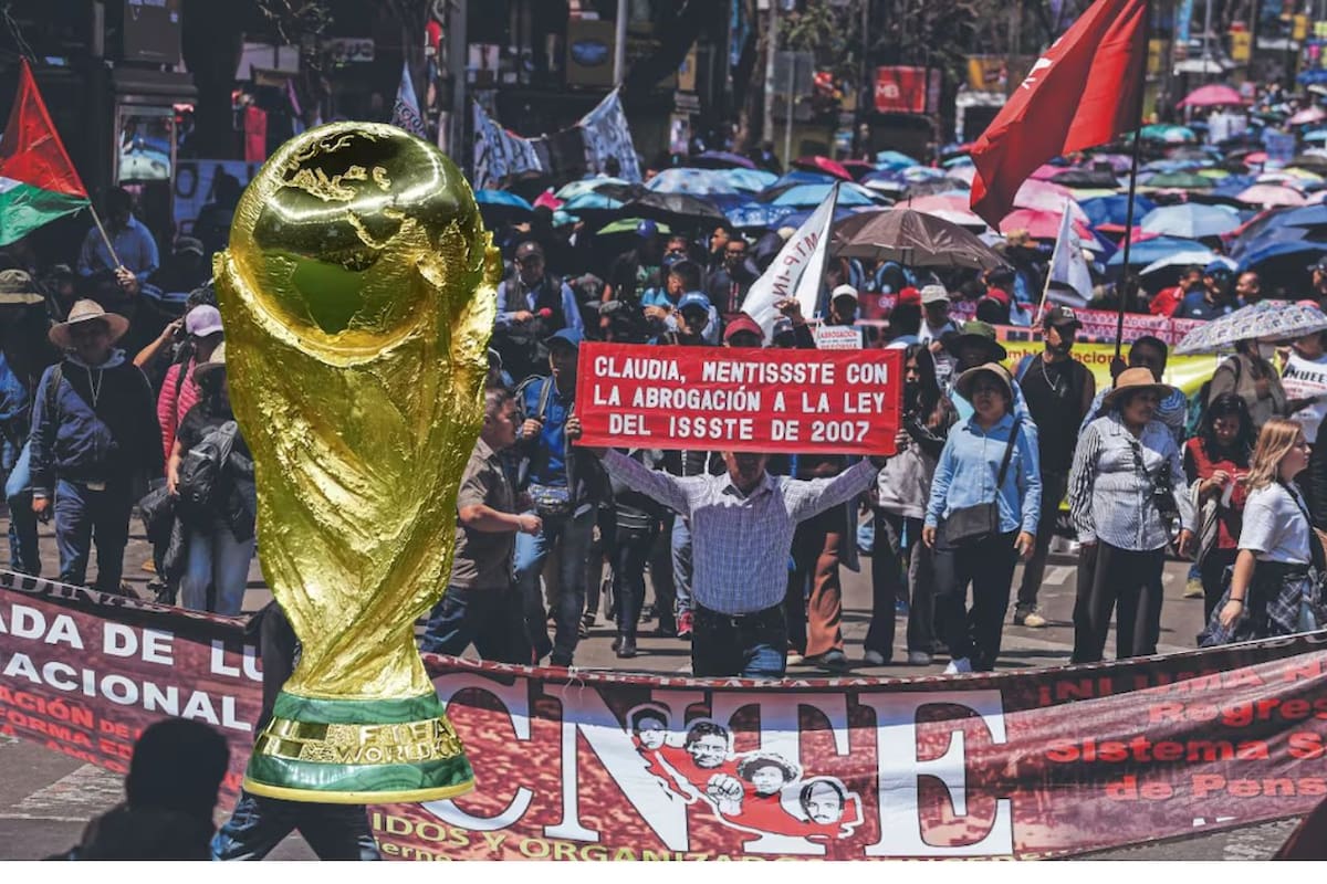 Maestros de la CNTE amagan con paro indefinido y posible boicot al Mundial de Futbol ante falta de respuesta a sus demandas