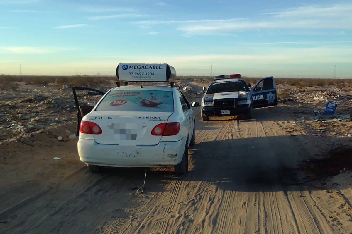 Asaltan a taxista y le roban vehículo, en SLRC