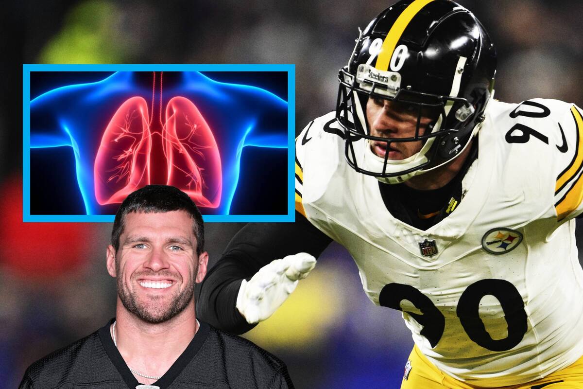 ¿Qué le pasó en los pulmones a T.J. Watt de los Steelers? ¿Jugará contra Dolphins en el Monday Night Football?