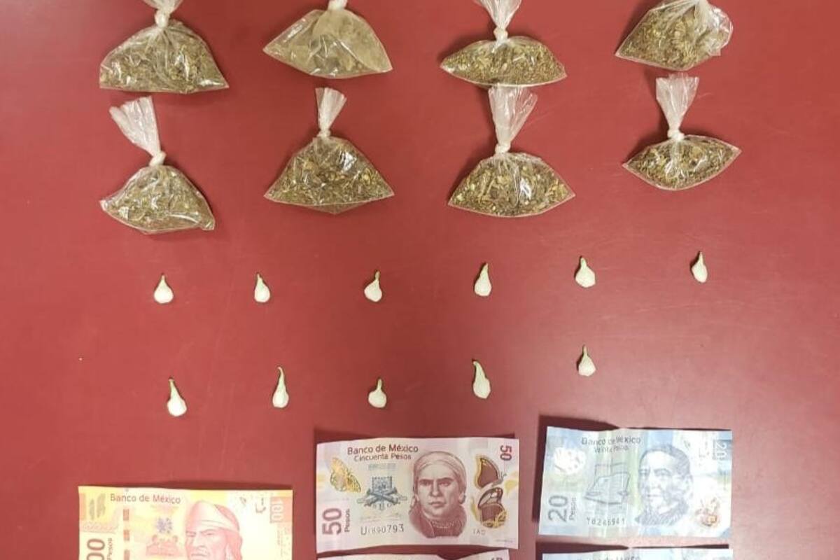 Arresta PESP a siete sujetos en posesión de drogas en SLRC