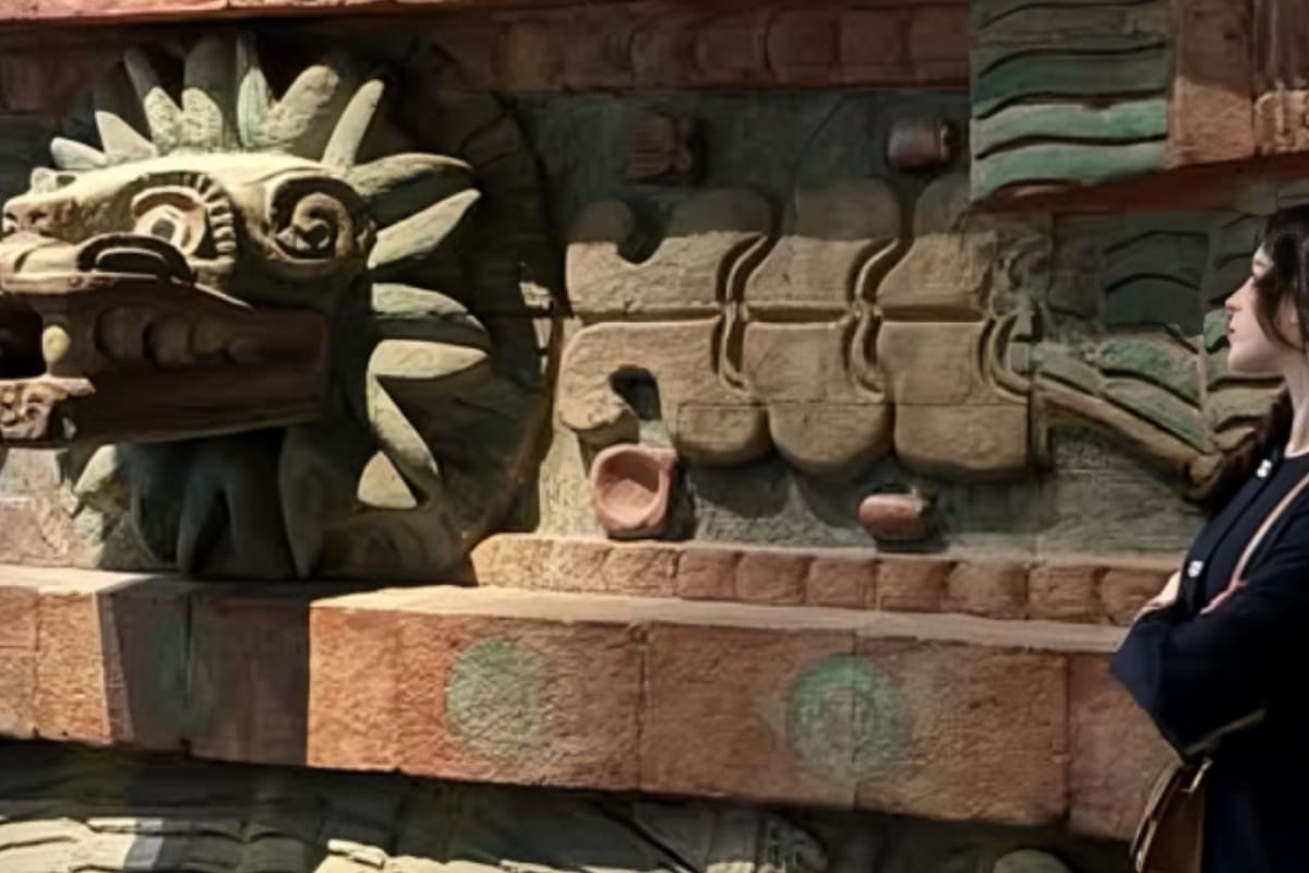 Fátima Bosch recorre zonas arqueológicas de la CDMX tras la polémica con Lupita Jones