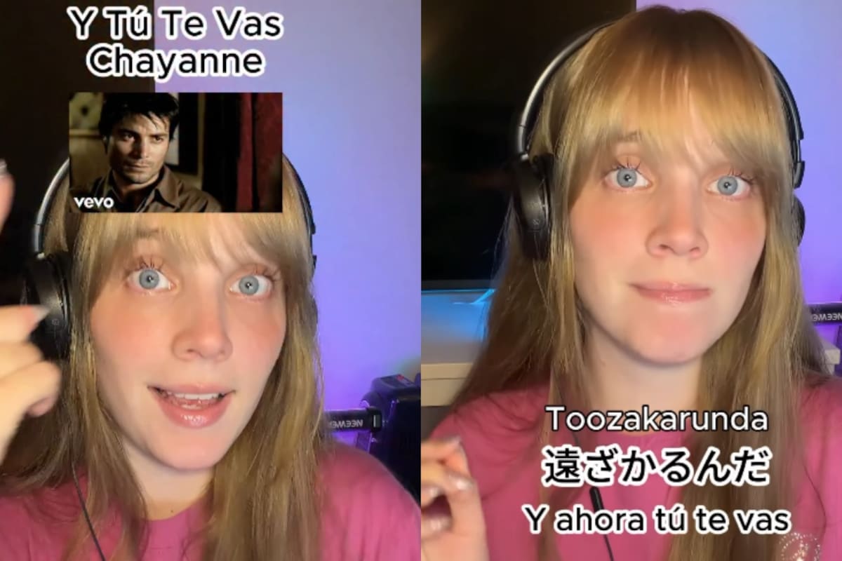 “Nunca creí escuchar ‘Y tú te vas’ en japonés”: joven se vuelve viral por hacer una versión en japonés de la canción de Chayanne