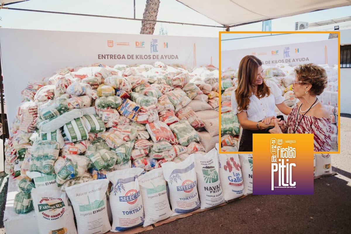 Fiestas del Pitic 2026 rompen récord de donativos: Más de 6 toneladas de alimentos benefician a 61 asociaciones de Hermosillo