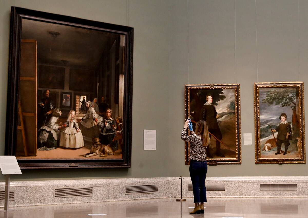 La obra ""Las Meninas"" de Velázquez en ell Museo del Prado. EFE/Ballesteros/Archivo