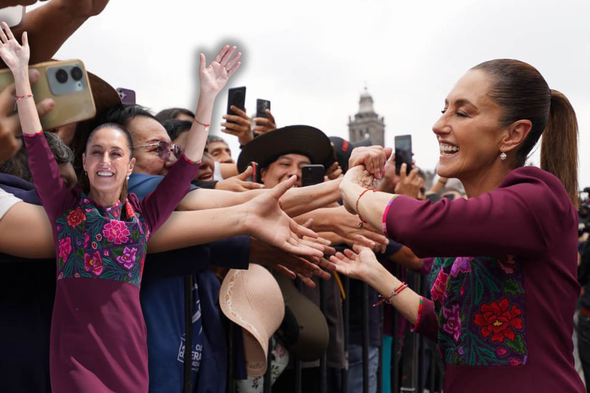 Claudia Sheinbaum mantiene 72% de aprobación a mitad de sexenio, revela encuesta nacional de Question Mark