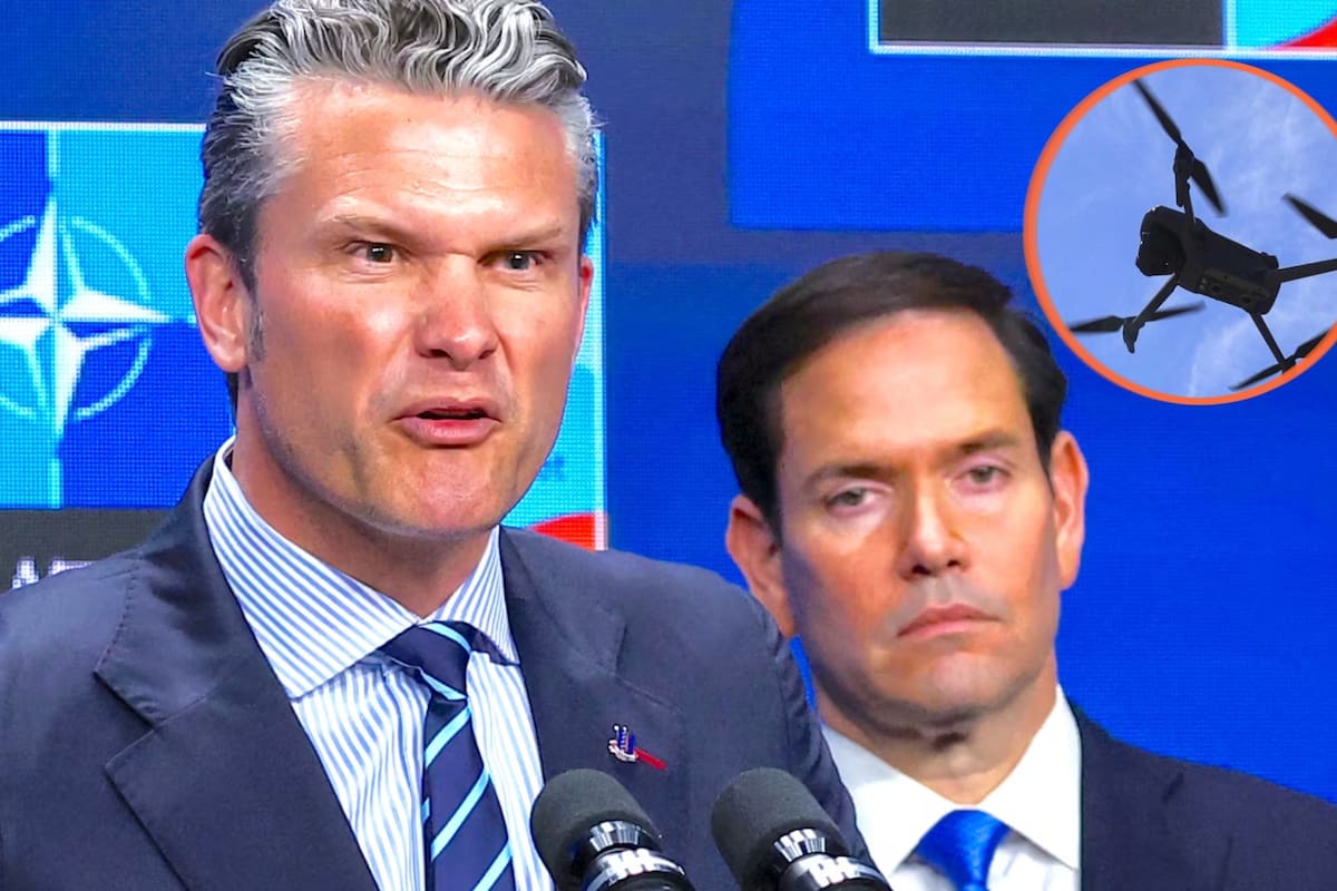 Estados Unidos detectó drones no identificados sobre base donde viven Marco Rubio y Pete Hegseth y evaluó reubicarlos por seguridad, según The Washington Post