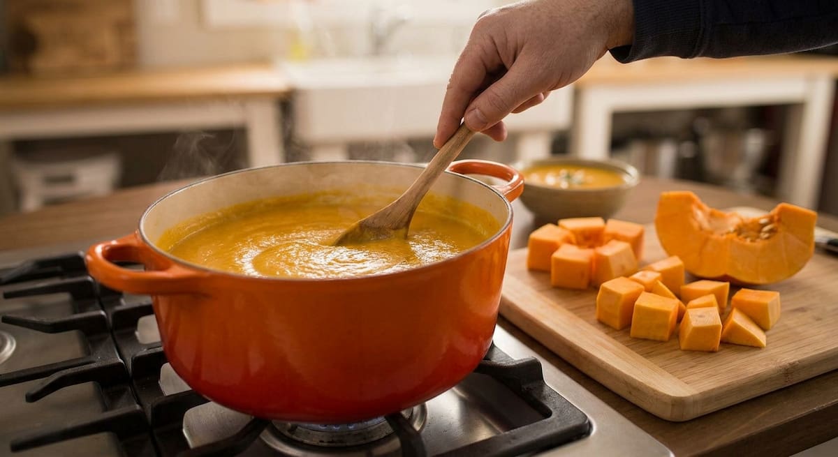 Cocina la pulpa en sopas y cremas. Foto: Generada con IA