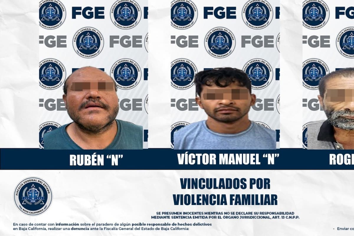 En prisión tres hombres acusados por agredir a familiares en distintos hechos