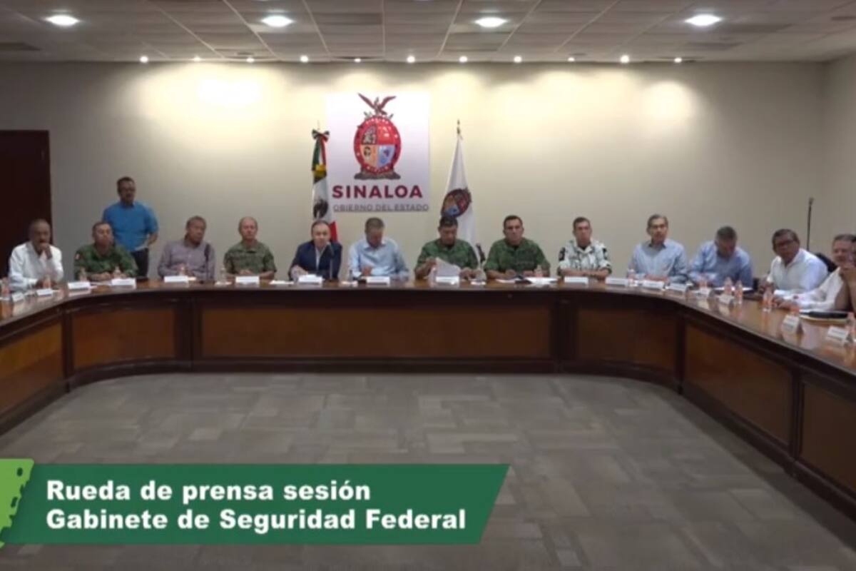 Alfonso Durazo da conferencia de prensa desde Culiacán para informar sobre balaceras
