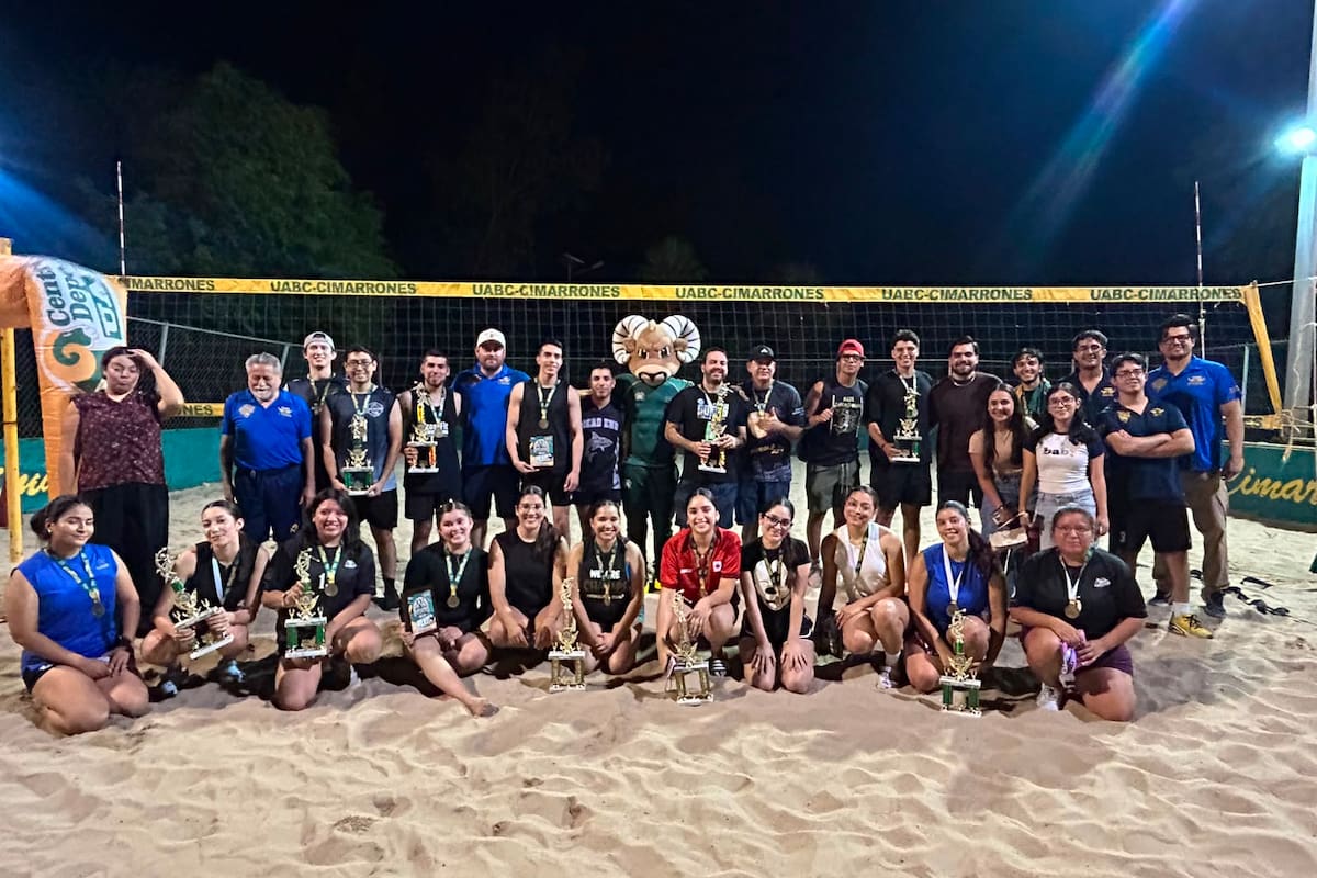 Coronan a los campeones del voleibol de playa en uninvitaver 2026