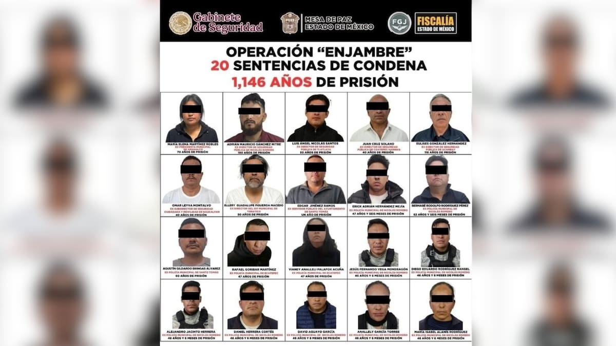 Pozos con restos humanos en Nicolás Romero detonaron la Operación Enjambre, que en menos de dos años acumuló mil 146 años de prisión