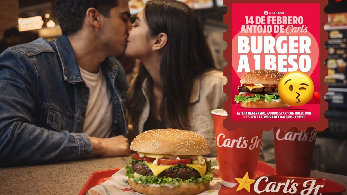 Carl’s Jr. regalará hamburguesas este 14 de febrero: así puedes obtener una Famous Star con queso gratis con la promo “Burger de a beso”