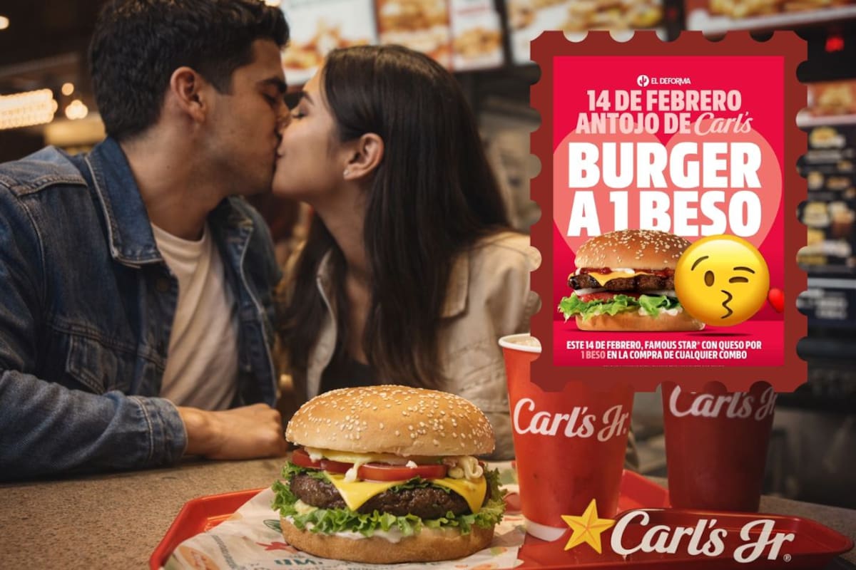 Carl’s Jr. regalará hamburguesas este 14 de febrero: así puedes obtener una Famous Star con queso gratis con la promo “Burger de a beso”