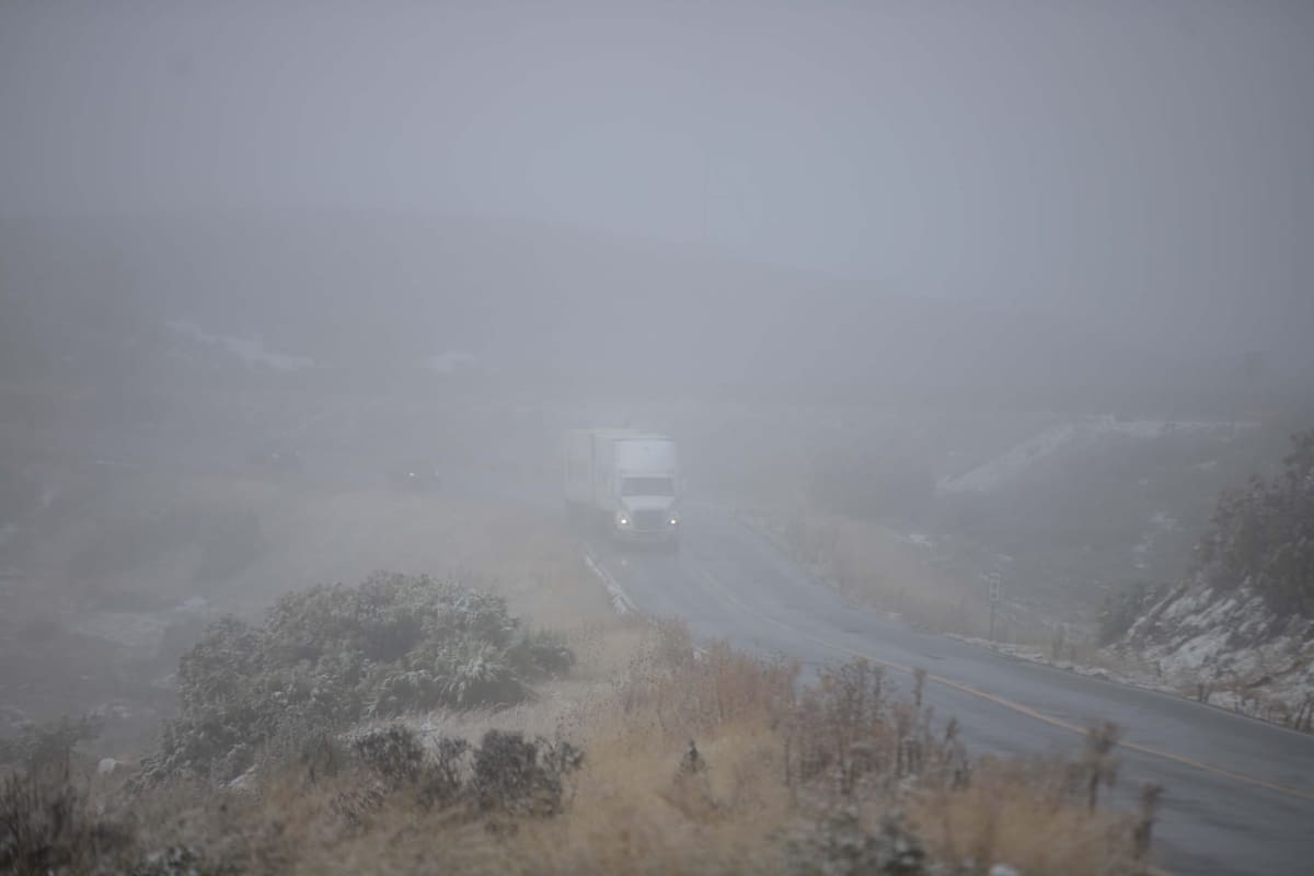 Tormenta invernal impactará al noroeste; prevén nevada en La Rumorosa