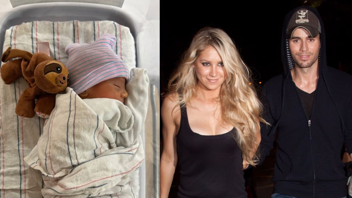 Enrique Iglesias y Anna Kournikova dan la bienvenida a su cuarto hijo y comparten la primera foto del recién nacido