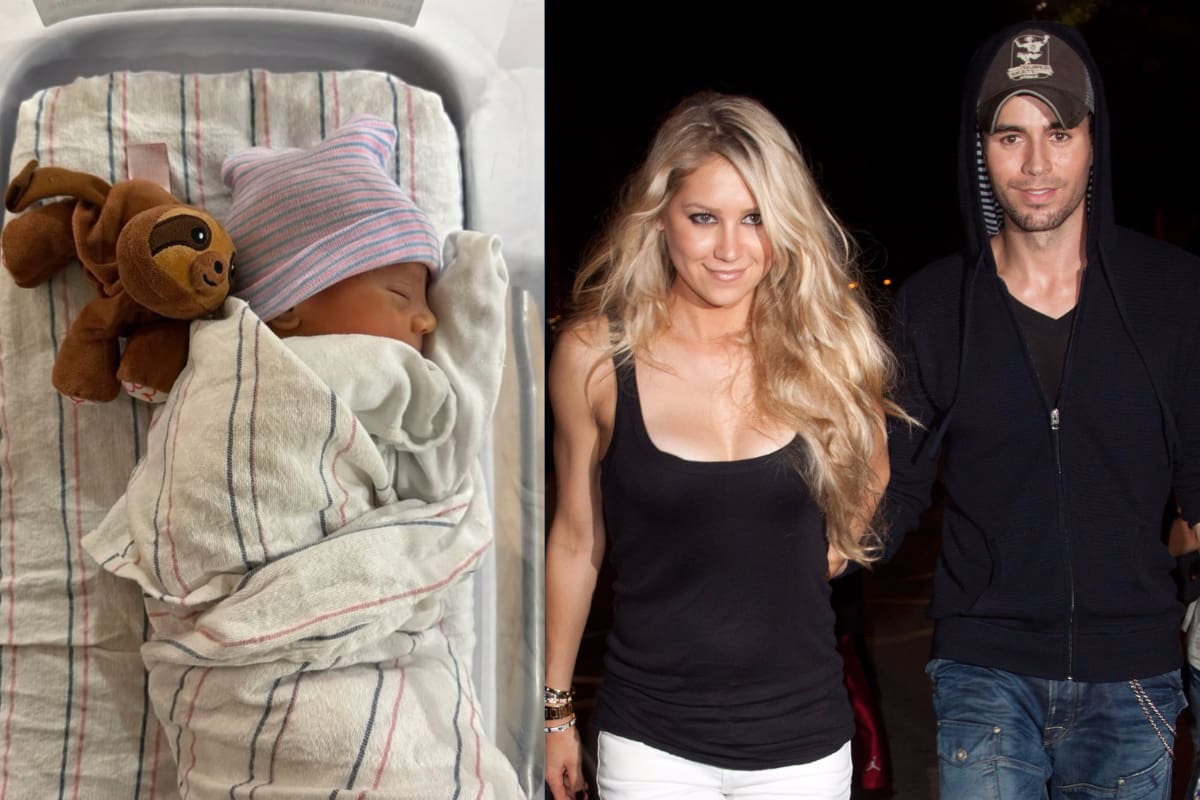 Enrique Iglesias y Anna Kournikova dan la bienvenida a su cuarto hijo y comparten la primera foto del recién nacido