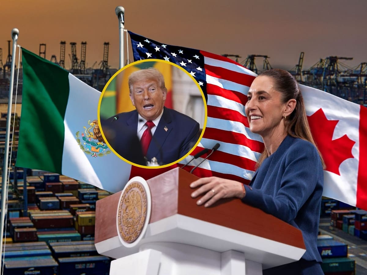 Estados Unidos quiere cambios en T-MEC; Sheinbaum responde: “No habrá renegociación”. | Crédito: Presidencia/AP/Especial