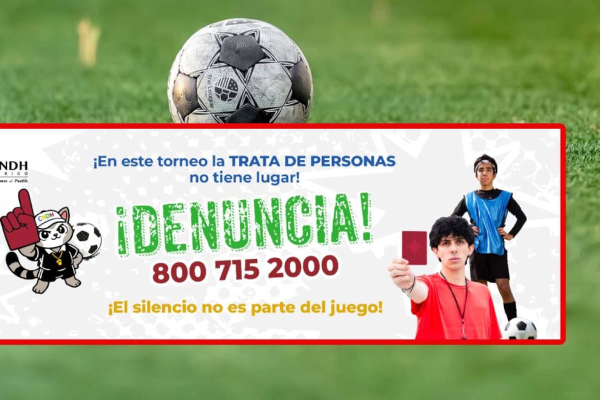 CNDH desplegará personal en las sedes del Mundial 2026 en México y alerta riesgos de trata, desplazamiento y afectaciones a derechos