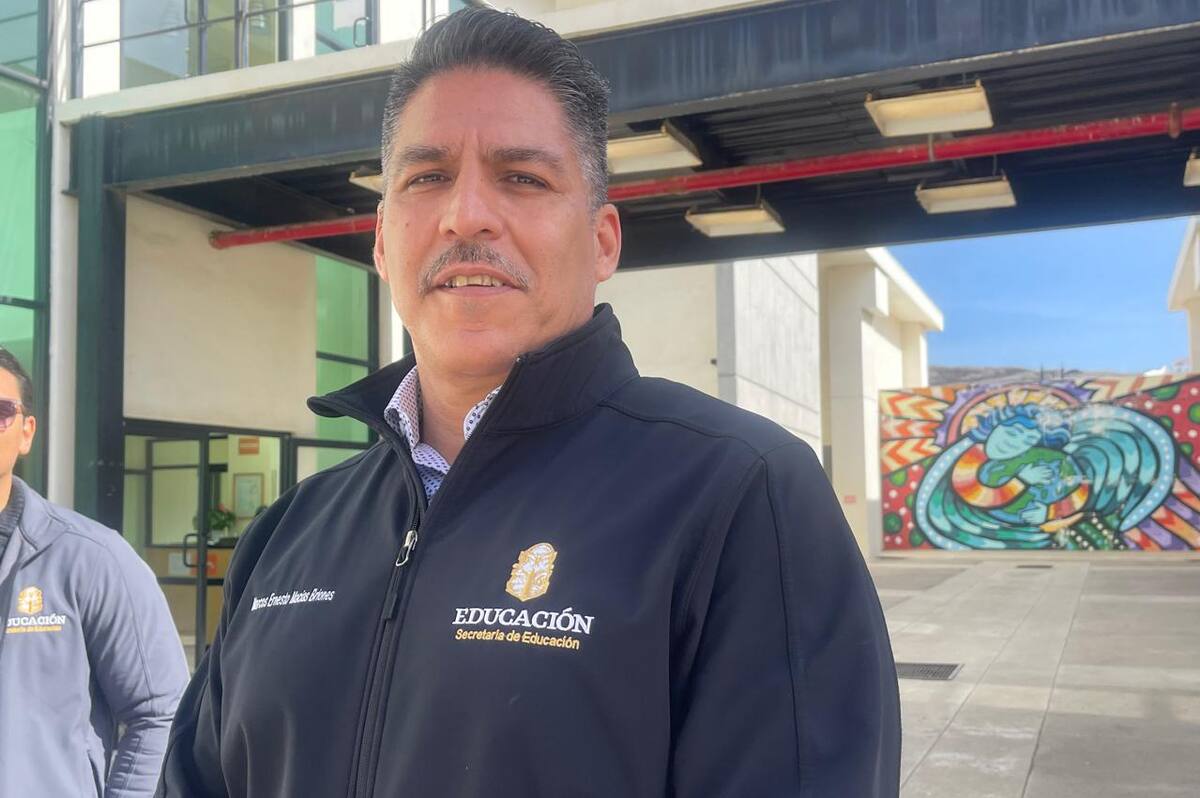 Marcos Ernesto Macías Briones, director Estatal de Nivel Primaria de la Secretaría de Educación del Estado.