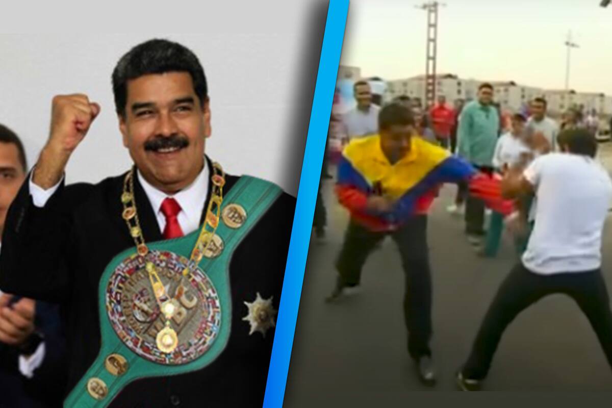 La vez que Nicolás Maduro ‘boxeó’ en las calles de Venezuela: “¡Como Cassius Clay!”
