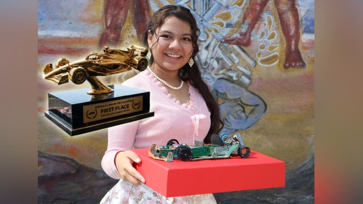 Así es el carro mexicano de “basura” electrónica con el que una estudiante de la UNAM sorprendió al mundo ganando un concurso internacional