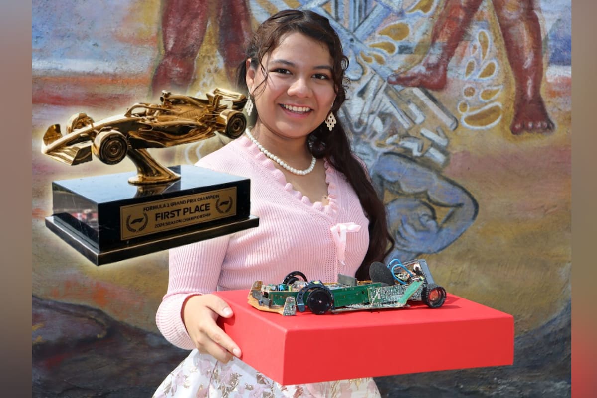 Joven mexicana sorprendió al mundo con auto hecho con “basura” electrónica que se ha vuelto viral tras ganar un concurso internacional