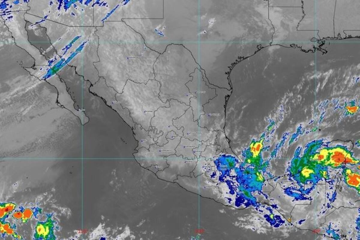 Clima en México: Ciclón tropical Lisa y frente frío núm. 7 ocasionarán lluvias intensas en estos estados