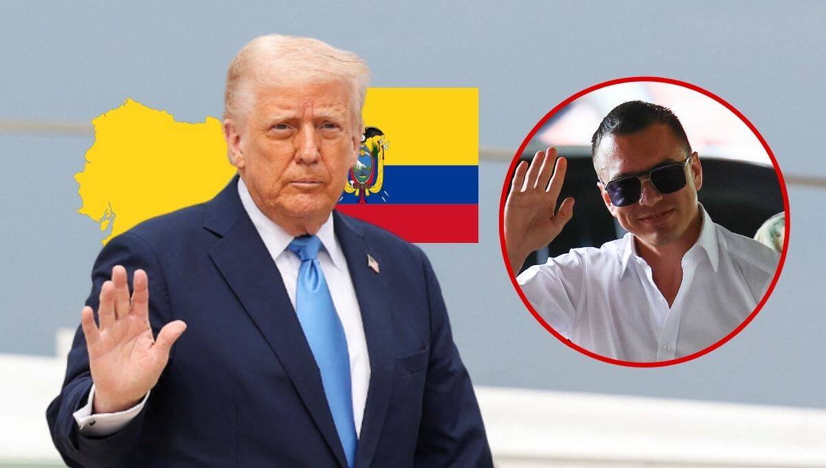 ARCHIVO. Donald Trump y Daniel Noboa se reunirán en Florida.