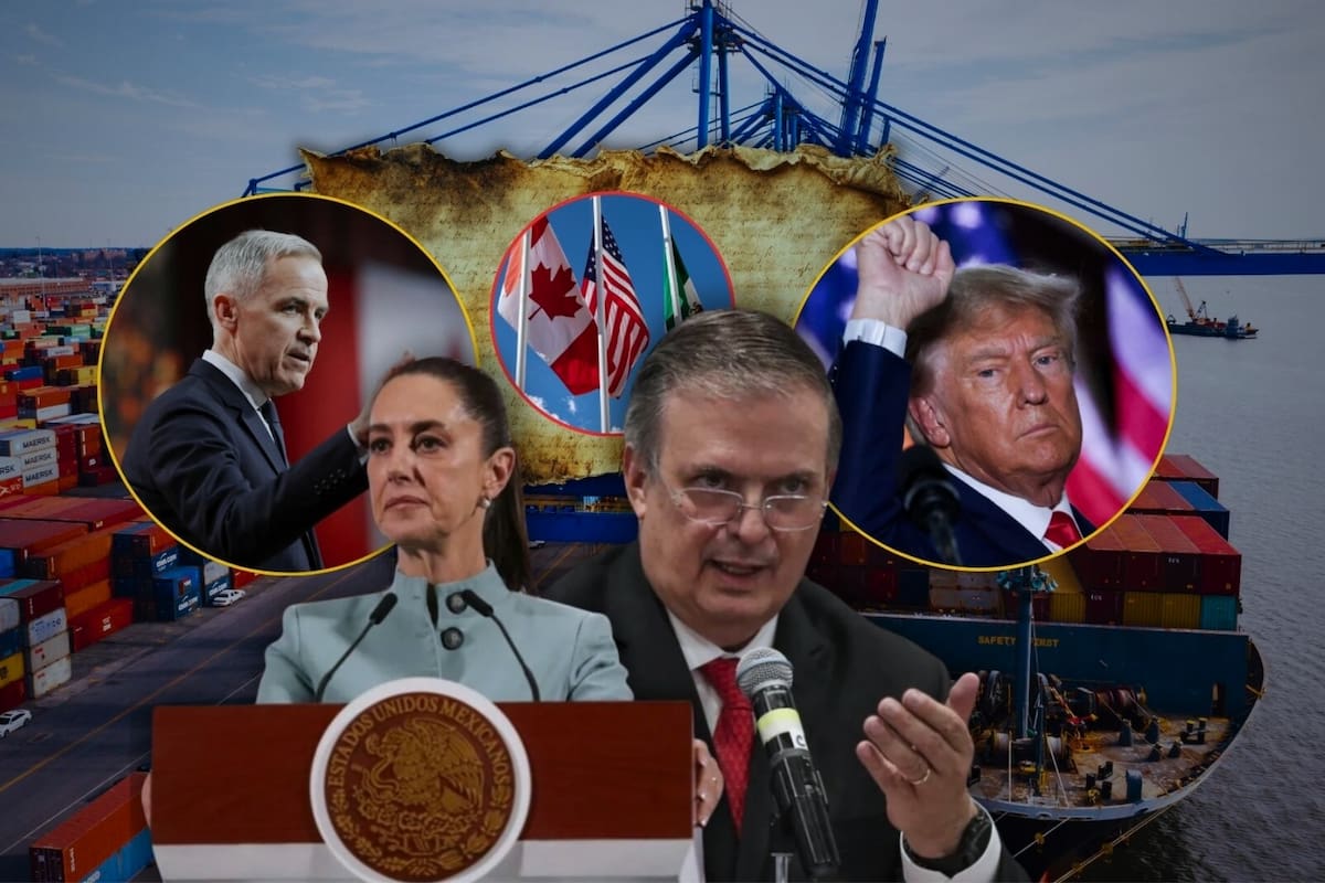 Mientras EEUU investiga capacidad comercial de México, Ebrard aseguró que en agosto se definirá si el gobierno de Sheinbaum mantendrá el 85% de sus exportaciones libres de impuestos (T-MEC) o si se enfrentará a nuevos aranceles