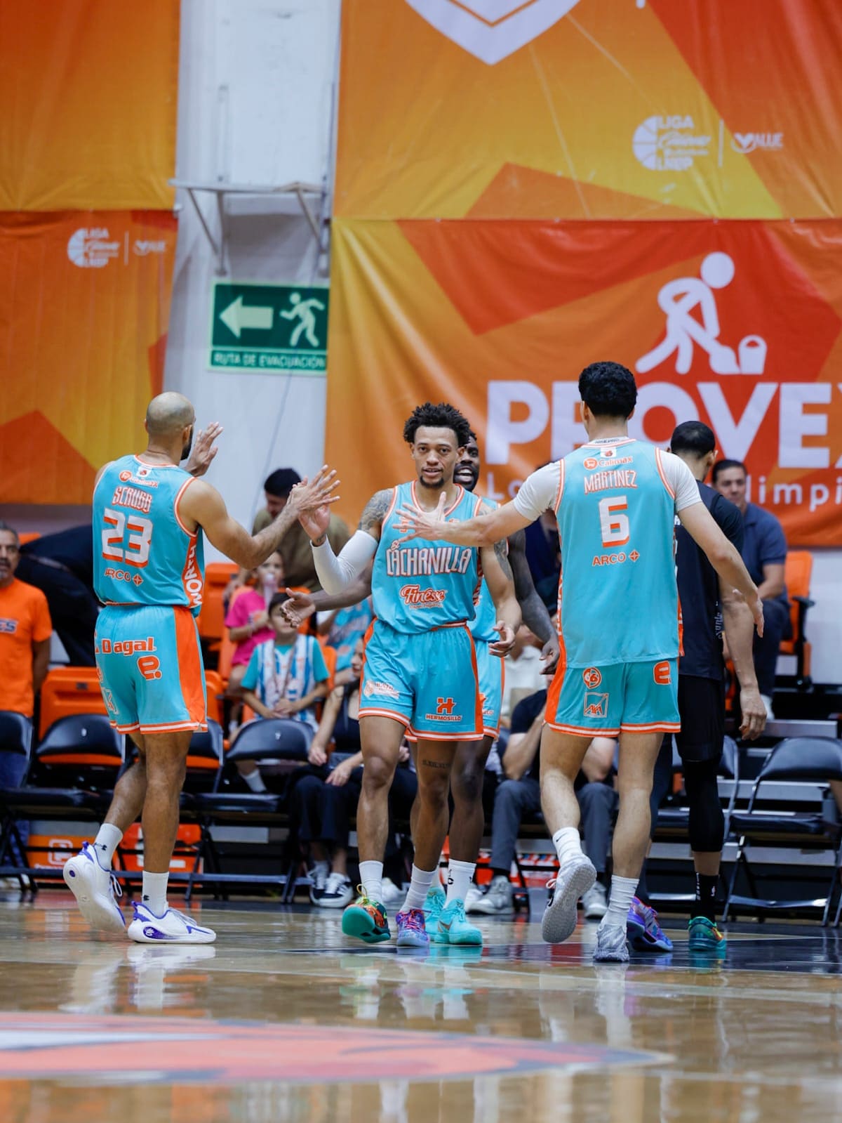 Soles de Mexicali se impuso 78-71 a Mineros de Zacatecas y sumó su décima victoria consecutiva en la temporada 2026 de la LNBP. Foto: Juan J. Morales