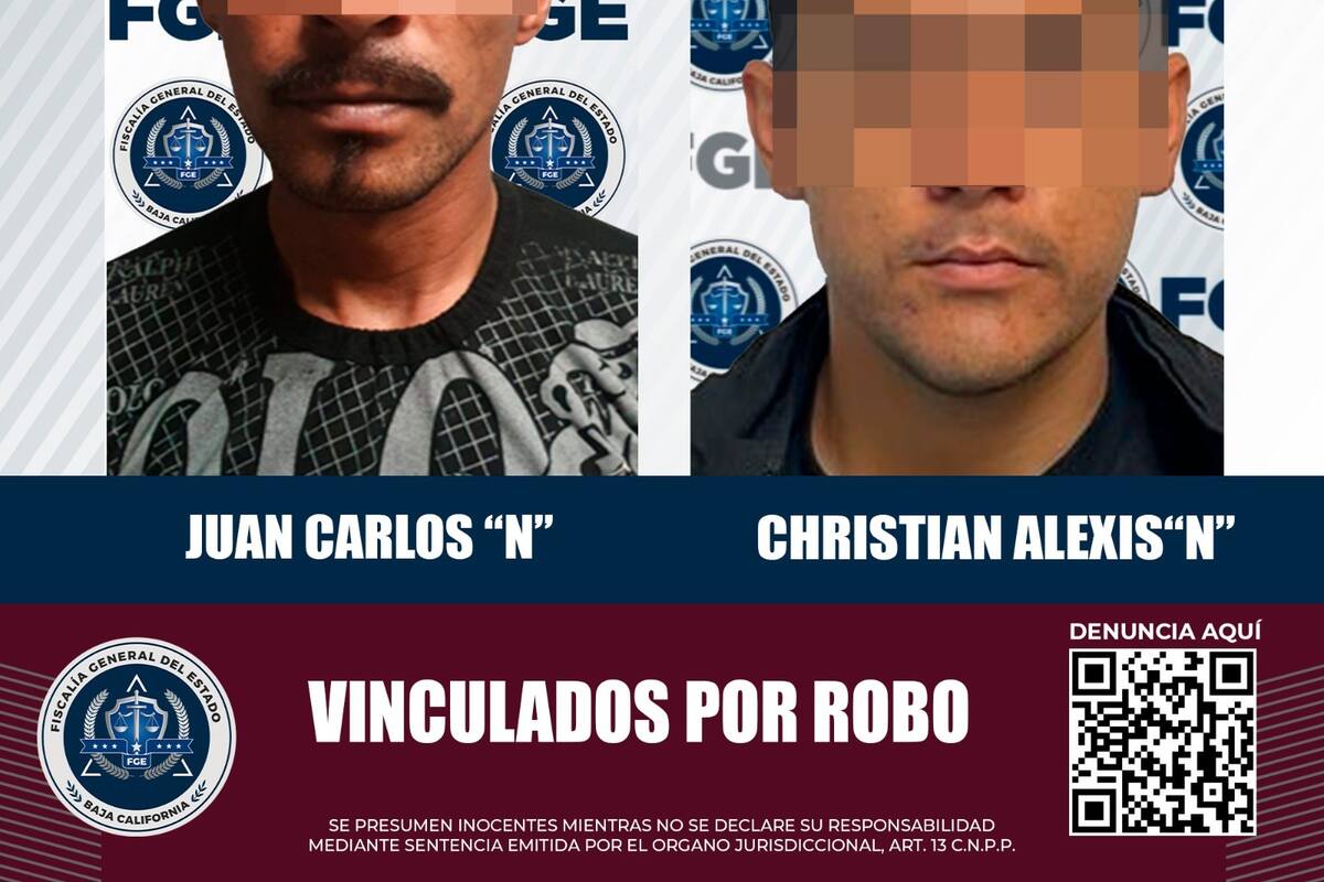 Llevan a dos ante juez por robos con violencia