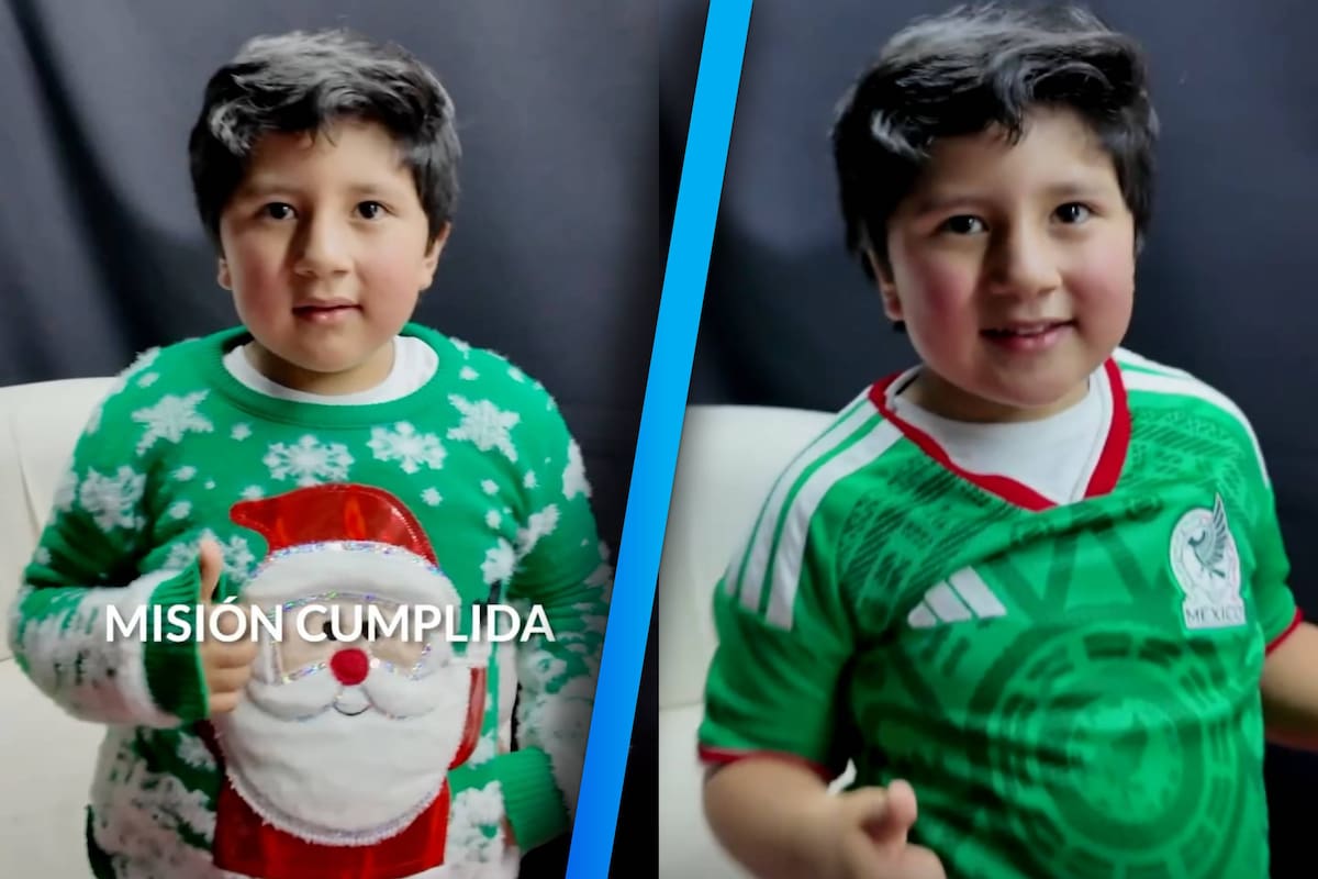 Santiago Giménez le regala jersey de la Selección Mexicana al “niño navideño” que se hizo viral en el Mundial 2026