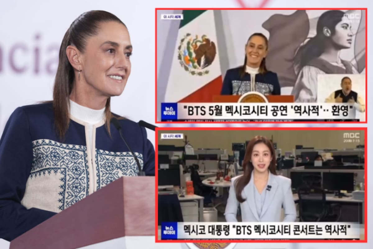 Claudia Sheinbaum y ARMYS mexicanas llegan a la televisión coreana: BTS en México desata protesta por boletos y transparencia en la venta