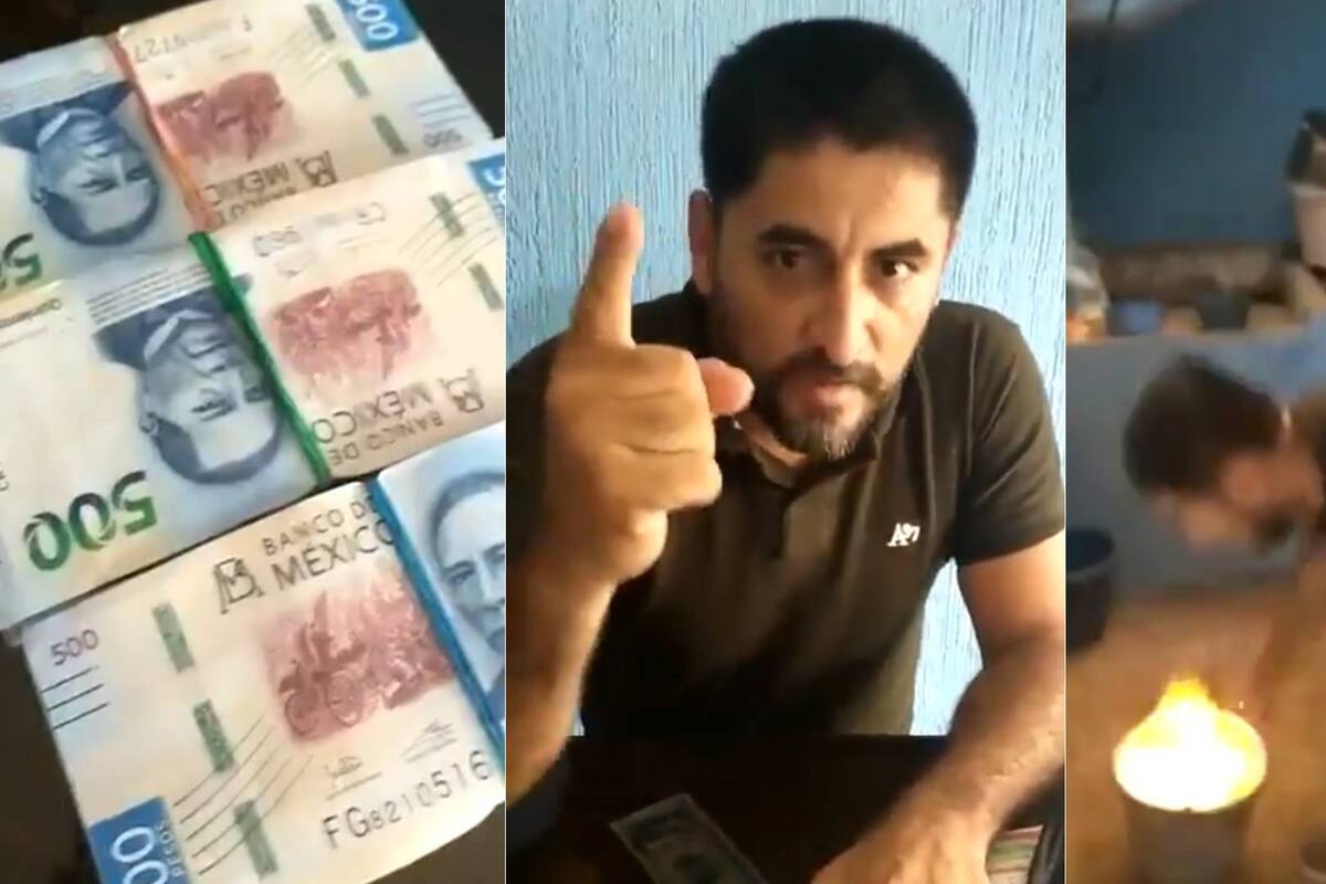 Michoacán: Maestro quema más de un millón de pesos en billetes para "rechazar sobornos"