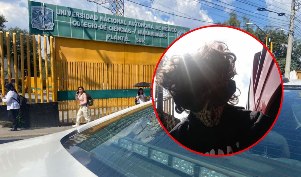 Presunto asesino de estudiante del CCH plantel Sur