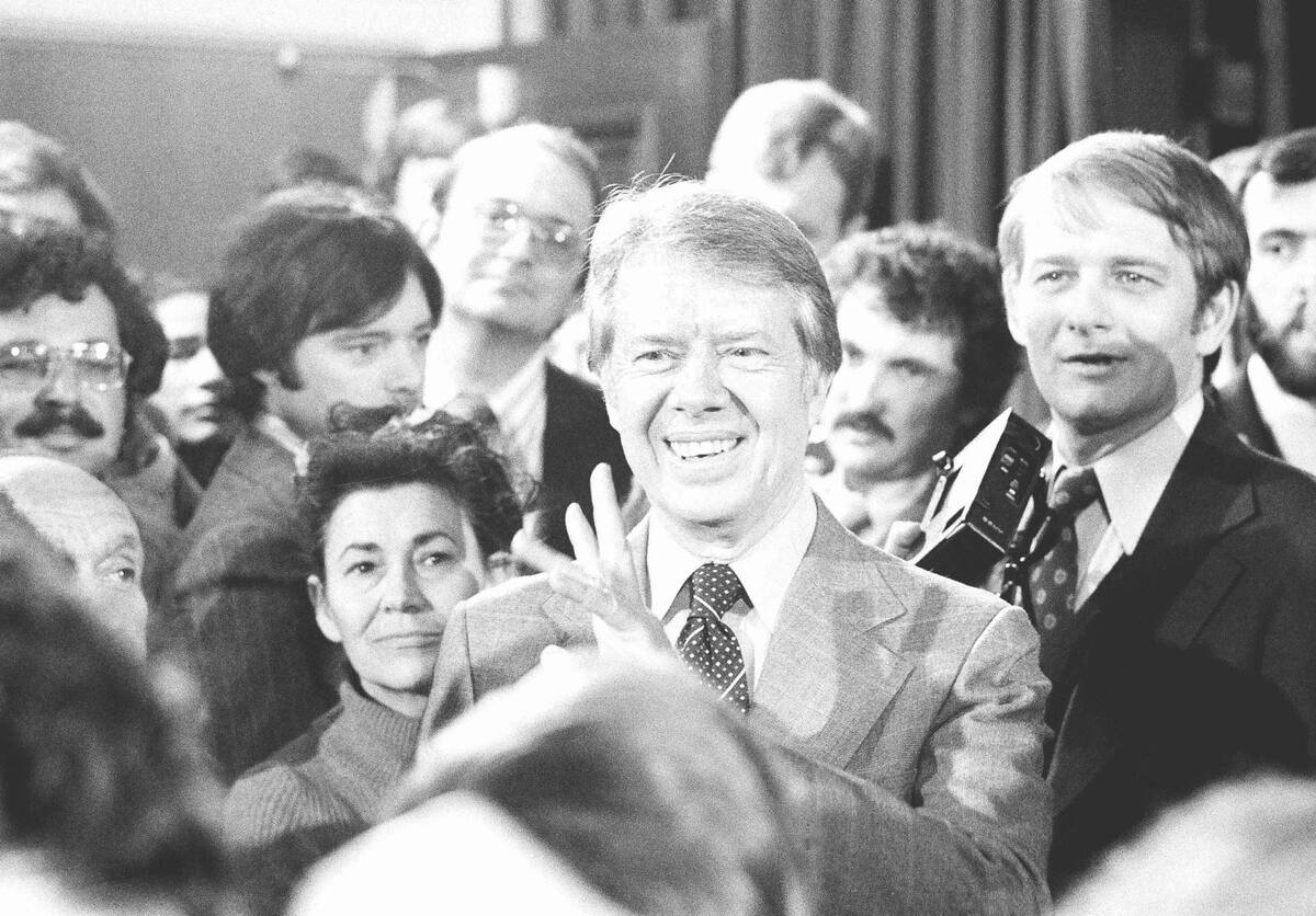Fotografía de Jimmy Carter durante su mandato presidencial en 1977. | Crédito: AP