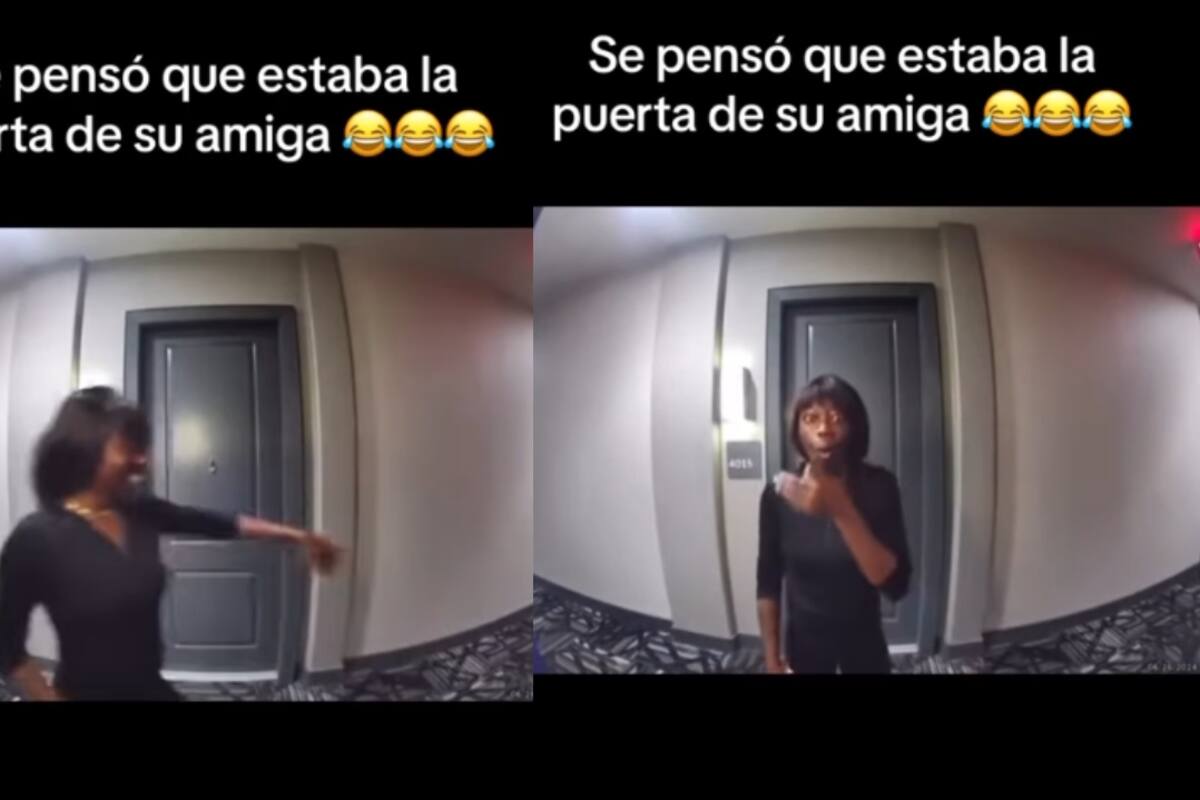 Mujer baila afuera del apartamento equivocado creyendo que era el de su amiga y la graban