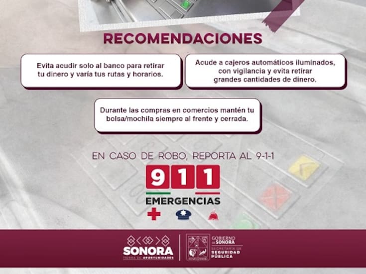 SLRC: Pide SSP prevención contra robos en temporada decembrina