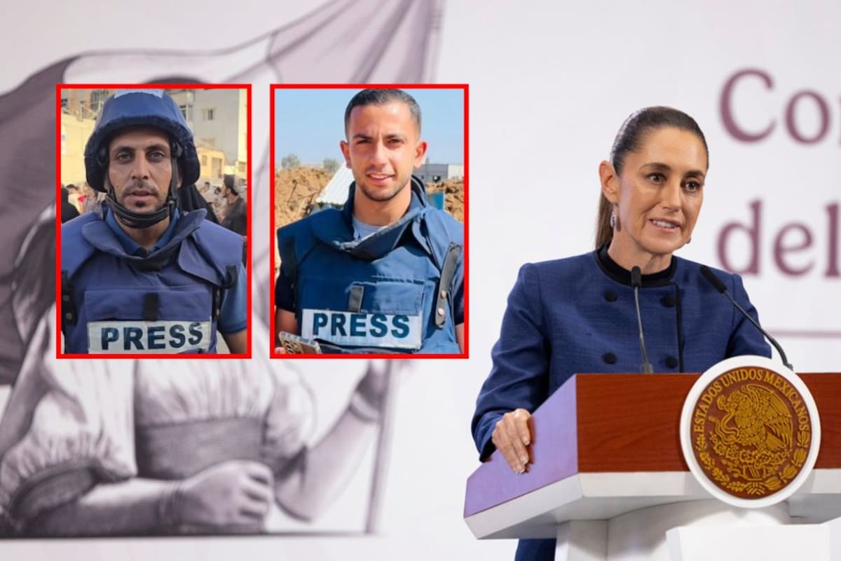 Sheinbaum condena asesinato de periodistas en Gaza y hace llamado urgente a la paz “es terrible”