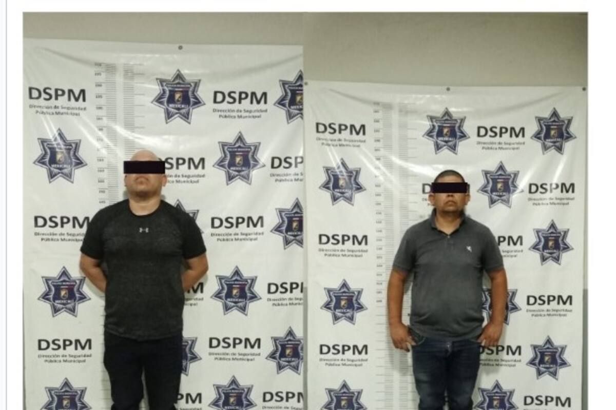 Aseguran a 2 con arma de fuego y metanfetamina