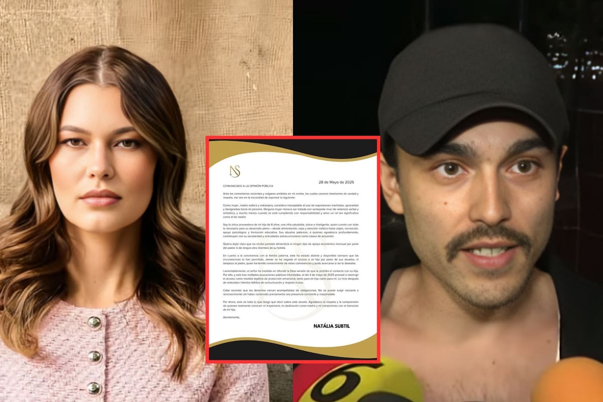 Natalia Subtil responde a Sergio Mayer Mori; no dejará que vea a su hija