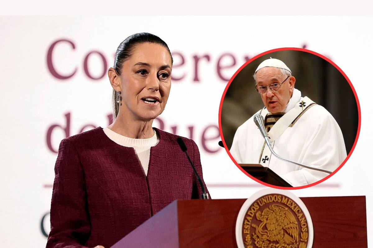 Claudia Sheinbaum critica a detractores del Papa Francisco, quienes “le desean el mal” por ser “muy progresista”: “Terrible que se digan cristianos”, dice