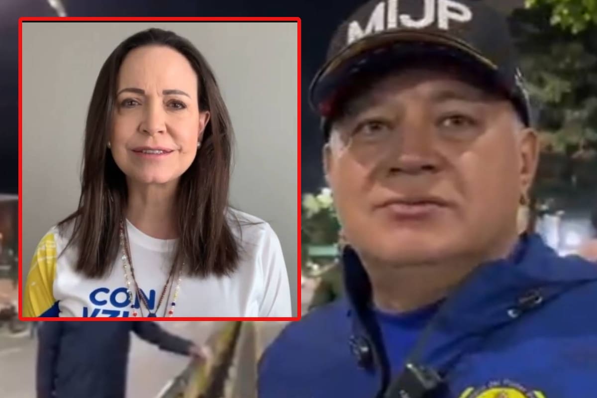 Diosdado Cabello a lo ocurrido con María Corina Machado: “Ella está loca de que el gobierno la capture”